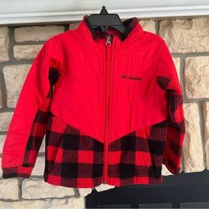 Buffalo Plaid Columbia Fleece Jacket